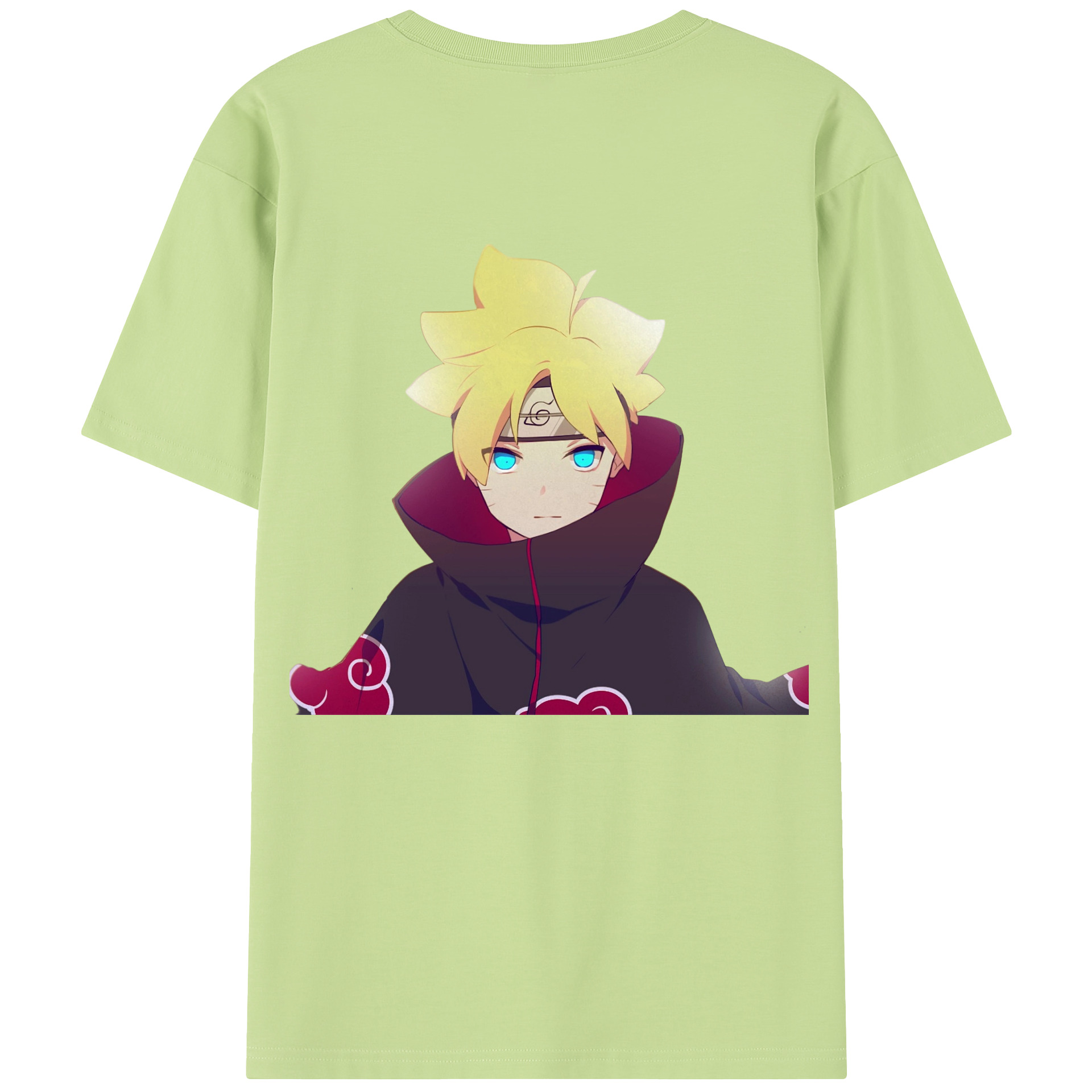 （画像用） NARUTO -ナルト- うずまき ボルト Uzumaki Boruto 綿100％半袖Tシャツ（背面プリント）